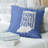 Cotton Blend Reversible Throw Pillow