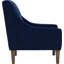 Chaise d'appoint en polyester 25,5 po-1070649322