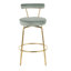 Tabouret de comptoir pivotant doré de 25,5 po Kayson-383255561