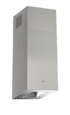 Sirius Range Hoods 14.2 " W Stainless Steel 600 CFM Convertible Island Range Hood with Mesh Filter