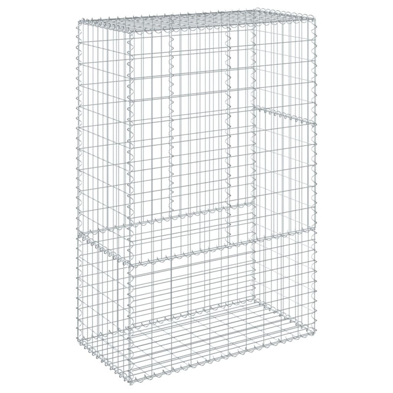 Chanah Stainless Iron Wire Fence Panels, 150cm H x 100cm W x 50cm D