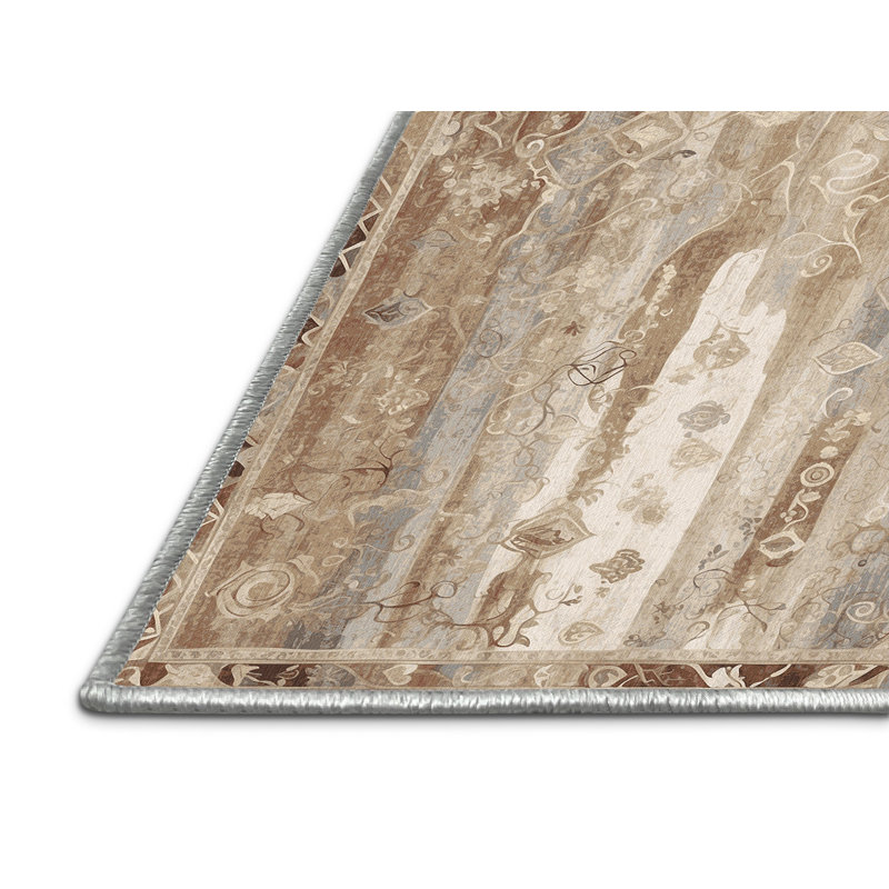 Cascading Layers Rug, Square 3'