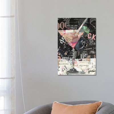 Pink Martini 1 Piece Wrapped Canvas Painting