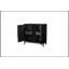 Peppercorn Bar Cabinet with Elm Veneers and Multiple Storage Compartments for Wine and Bar Essentials