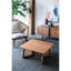 Table basse moderne 70 x 70 x 35 cm, pour salon décontracté