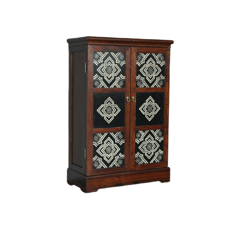 Velaram Solid Wood Accent Cabinet