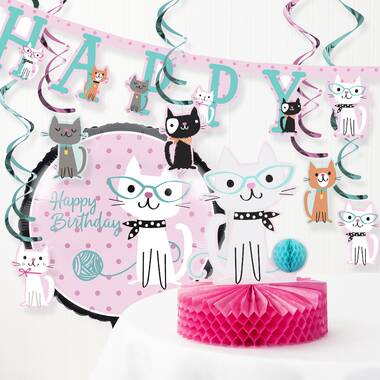 54 Piece Forest Animal Birthday Decoration Kit Mmtx