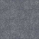 Bazaar Metallic Geometric Moroccan Paisley 33' L x 21" W Wallpaper Roll