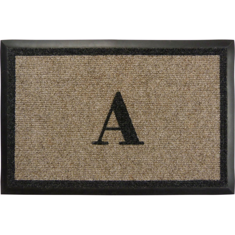 Tapis d'extérieur antidérapant Asai, Taupe, A, l 36 po x L 60 po