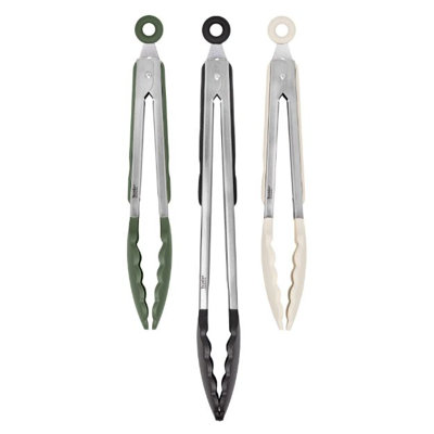Elements Tongs S/3 9" 9" 12" Silicone
