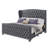 50.8" H Velvet Upholstered Adjustable Bed With Wingback Headboard & Deep Button Tufted-1170113785-1170113791