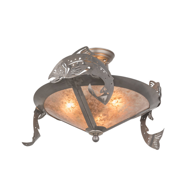 Organic Semi Flush Mount