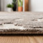 Tapis taupe en viscose / cuir / coton touffeté à la main Jarrell-65866758