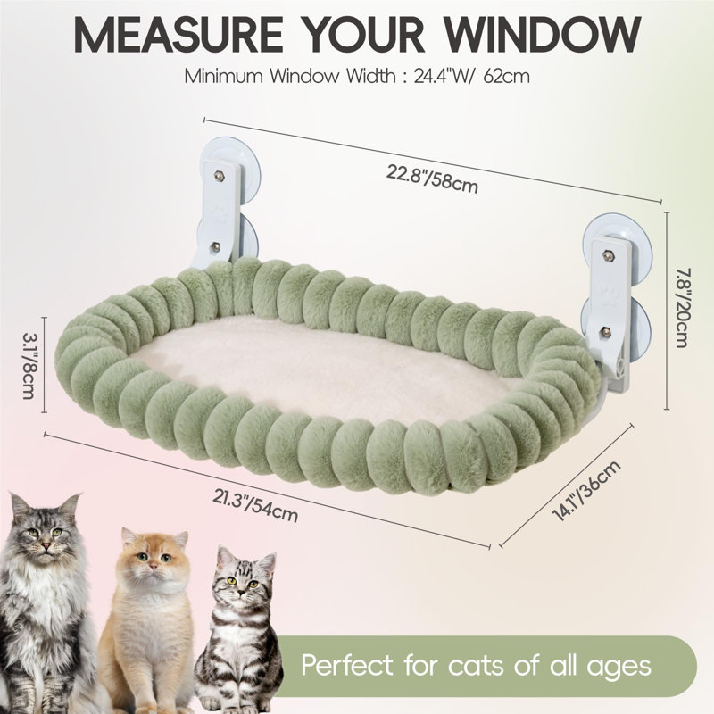 Cotton Hammock Pet Bed, Green
