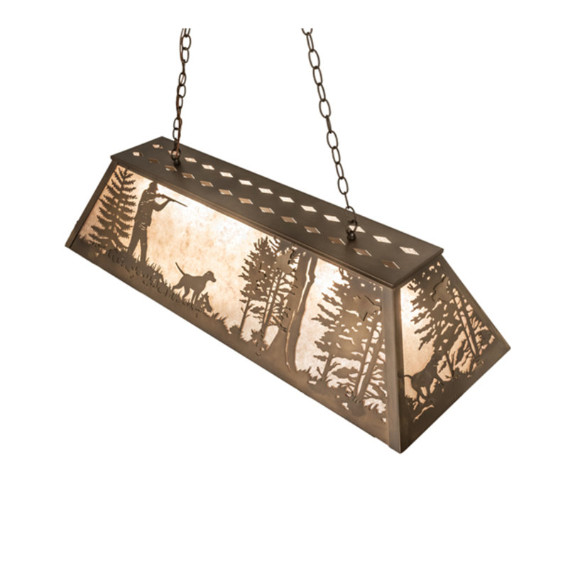Quail Hunter W/Dog 6 - Light Pendant