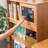 Nordic style small bookcase