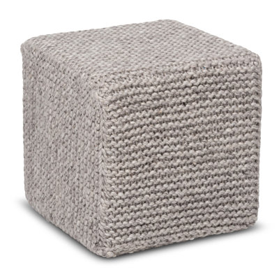 Bridgegate Upholstered Wool Ottoman