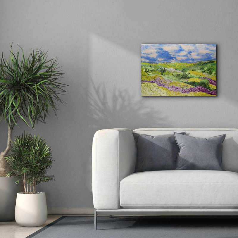  «French Valley» par Allan Friedlander, art mural sur toile, 26 po x 18 po
