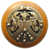Antique Brass / Maple Wood