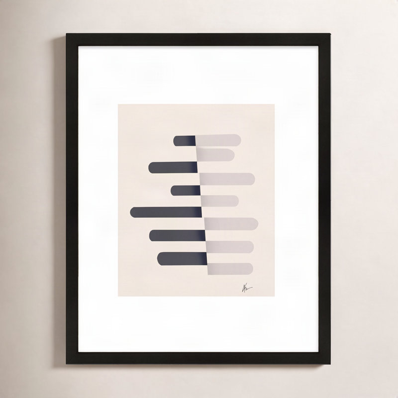 Flora 4 Print by Lee Lessem, Black Framed, 38" H x 30" W x 1.25" D