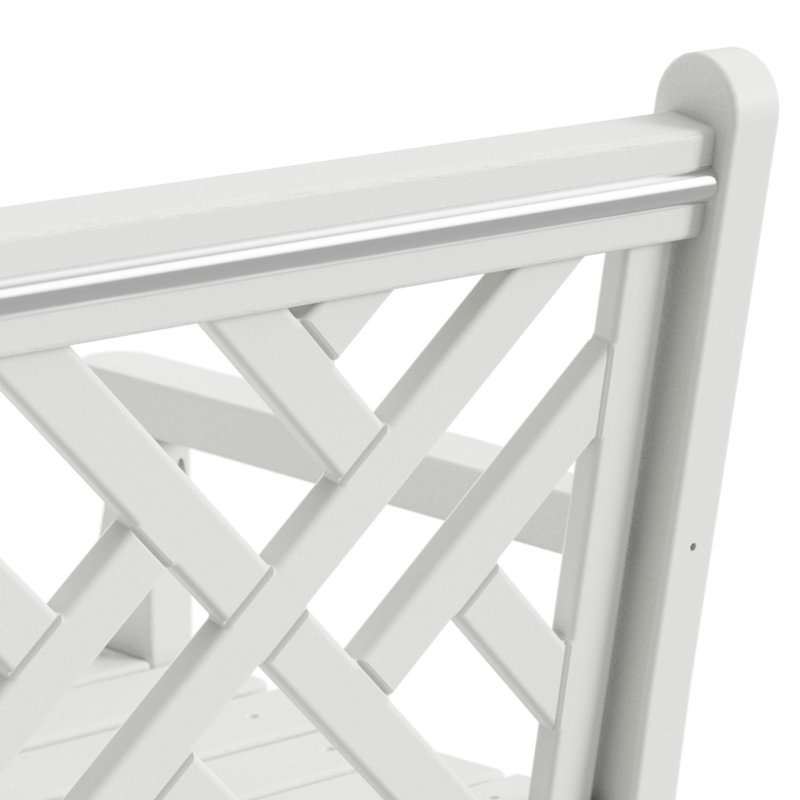 Banc 48 po POLYWOOD Chippendale, Blanc