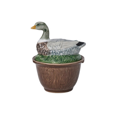 Forest Walk Duck Bowl With Lid