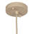 40 Watt Hanging Cocoon Fabric Pendant Lamp