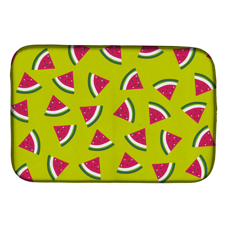 Tapis de séchage pastèque, Vert