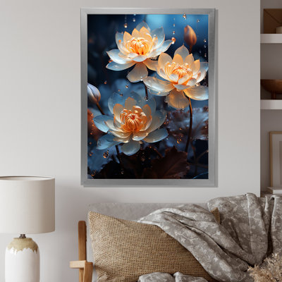 «Beautiful Rainy Lotus Dance II», reproduction sur toile