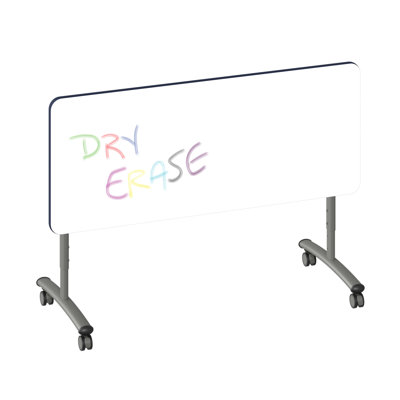 Premium Dry Erase Markerboard Top Flip Top Table