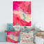 Paysage de marbre rose et beige - peinture sur toile-67231773-67231774