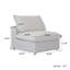 Chaise à housse en mélange de lin-1833062047