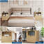 57.91cm W Manufactured Wood Bedside Table