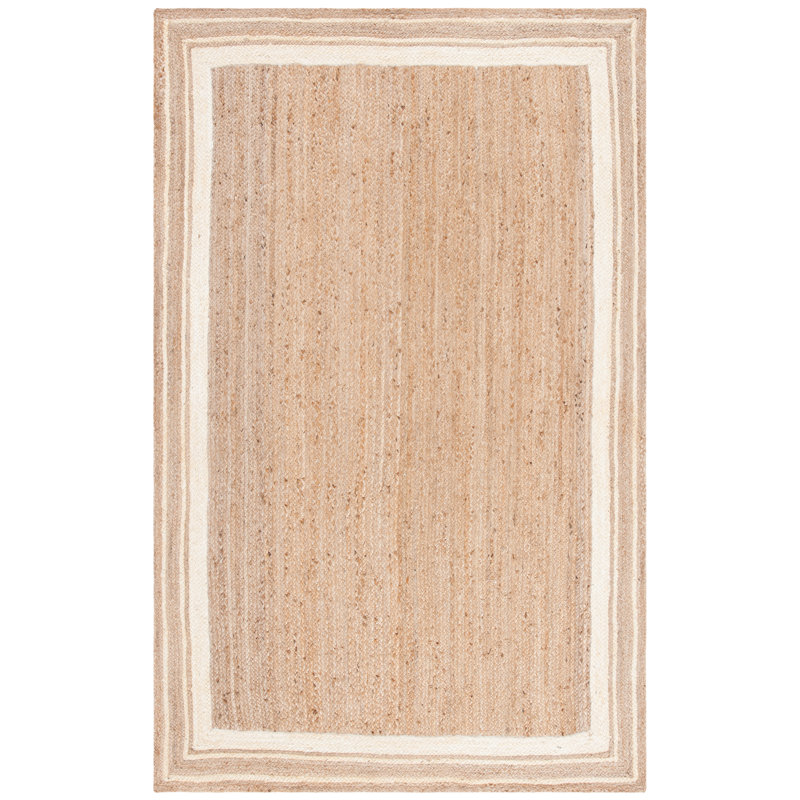 Gassett Natural Fiber Hand Woven Jute Rug, Rectangle 4' x 6'