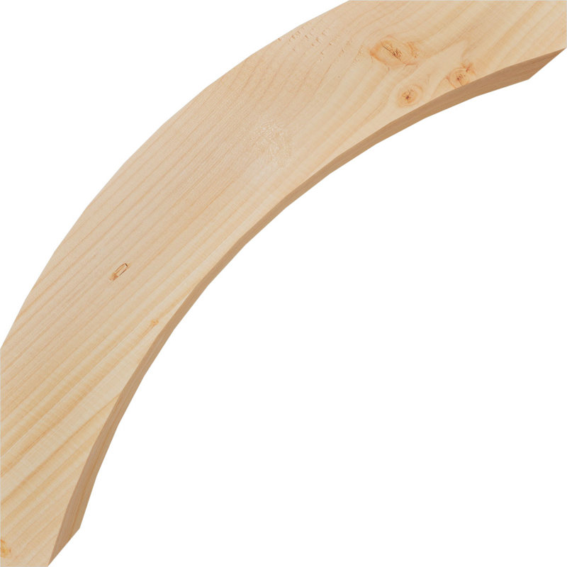 Genouillère Thorton, Sapin Douglas de 3 1/2 po (lisse), 22 po X P 22 po H