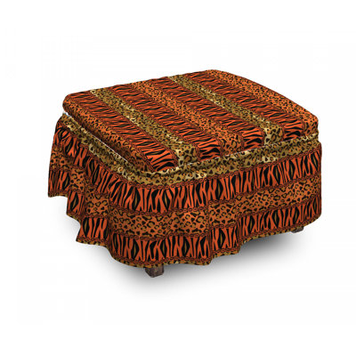 Box Cushion Ottoman Slipcover