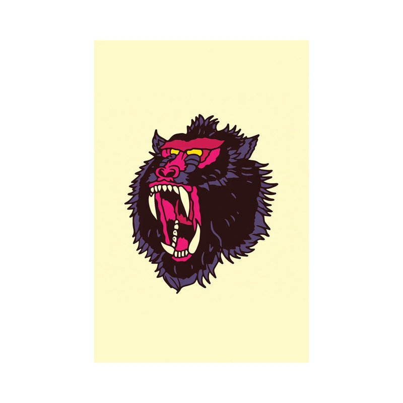 Mandrill by Nick Cocozza - No Frame Gallery-Wrapped Canvas Giclée on Canvas, 30.48cm H x 20.32cm W