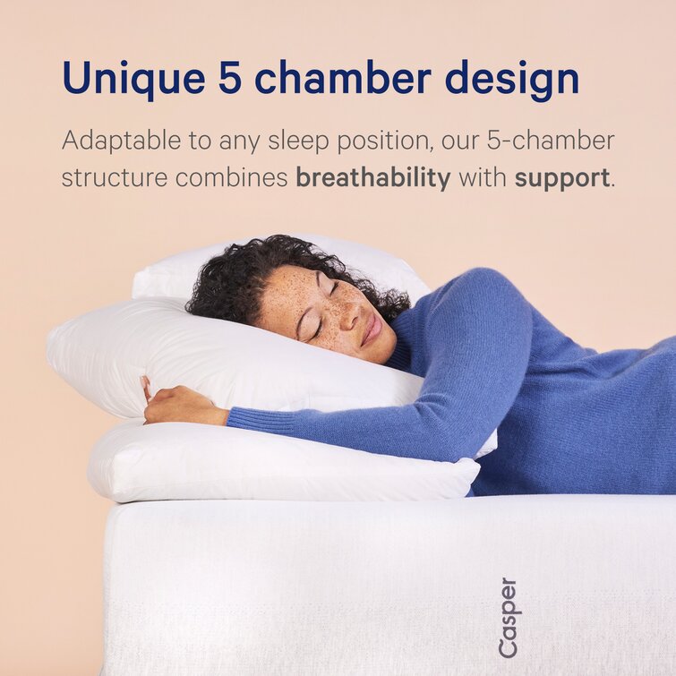 Casper's new Hybrid Pillow is designed for hot sleepers