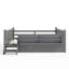 Lit sur pied avec tiroirs de rangement, escaliers mignons et garde-corps-412495528-412495535