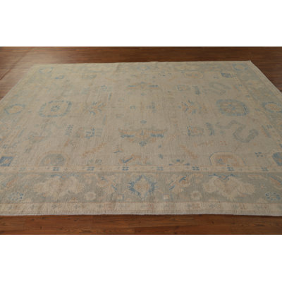 Vegetable Dye Wool Oushak Turkish Area Rug 8x10
