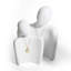 Figurine de couple amoureux en céramique
