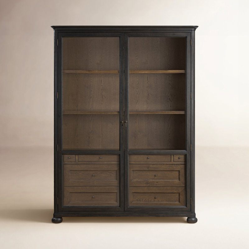 Sussex Wide Cabinet-Smoked Black, Smoked Black