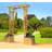 Aubreyelle 433.07cm W x 106.68cm D Solid Wood Arbour in Natural