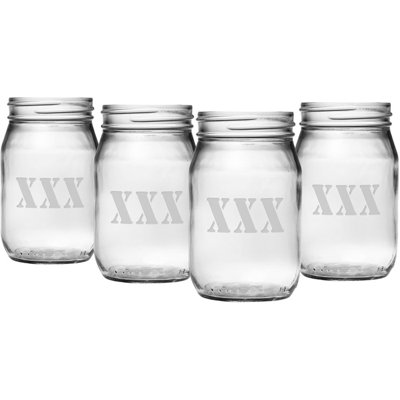 Moonshine 16 oz. Mason Jar Set