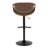 Arabelle Adjustable Faux Leather Bar Stool with Rounded T Footrest (Set of 2)-93302582-125600963
