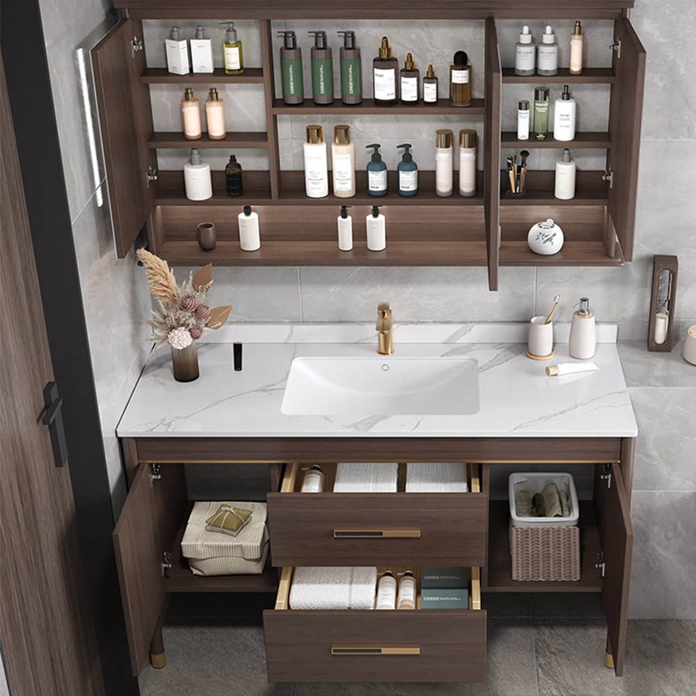 Backop Chinese light luxury high-end bathroom cabinet - Wayfair Canada