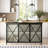 Bede Solid Wood Top Kitchen Island