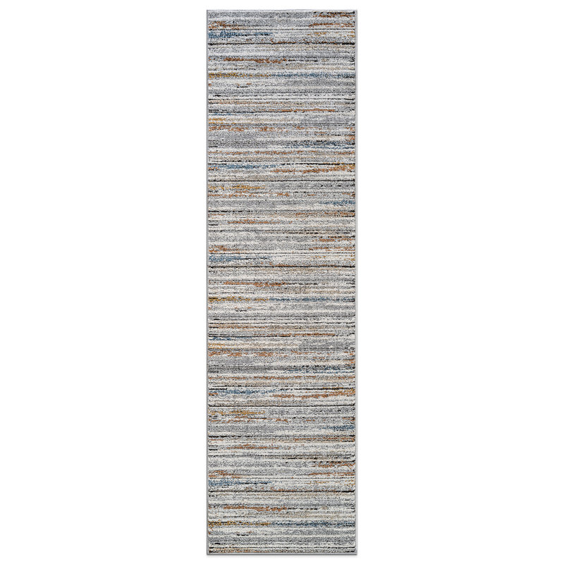 Painter’S Loft Multi Area Rug – Subtle Artistic Accent, Easy To Clean, Runner 2'2" x 12'