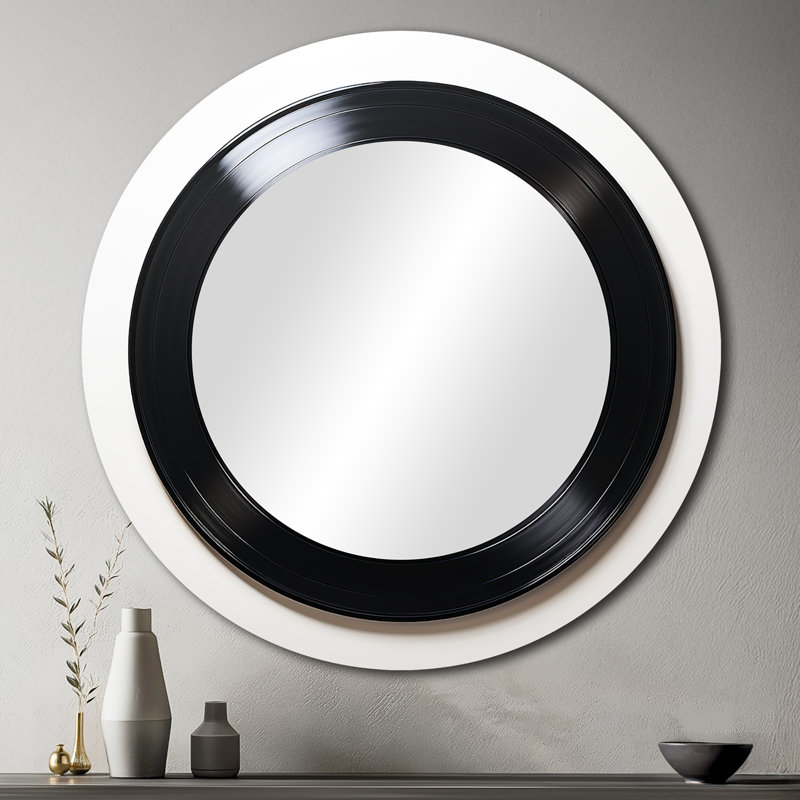 Vinyle disque vinyle Serenade I - miroir décoratif de disques vinyle, 36 po x 36 po