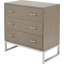 Elilah Solid Wood 80cm W 3 - Drawer Chest of Drawers